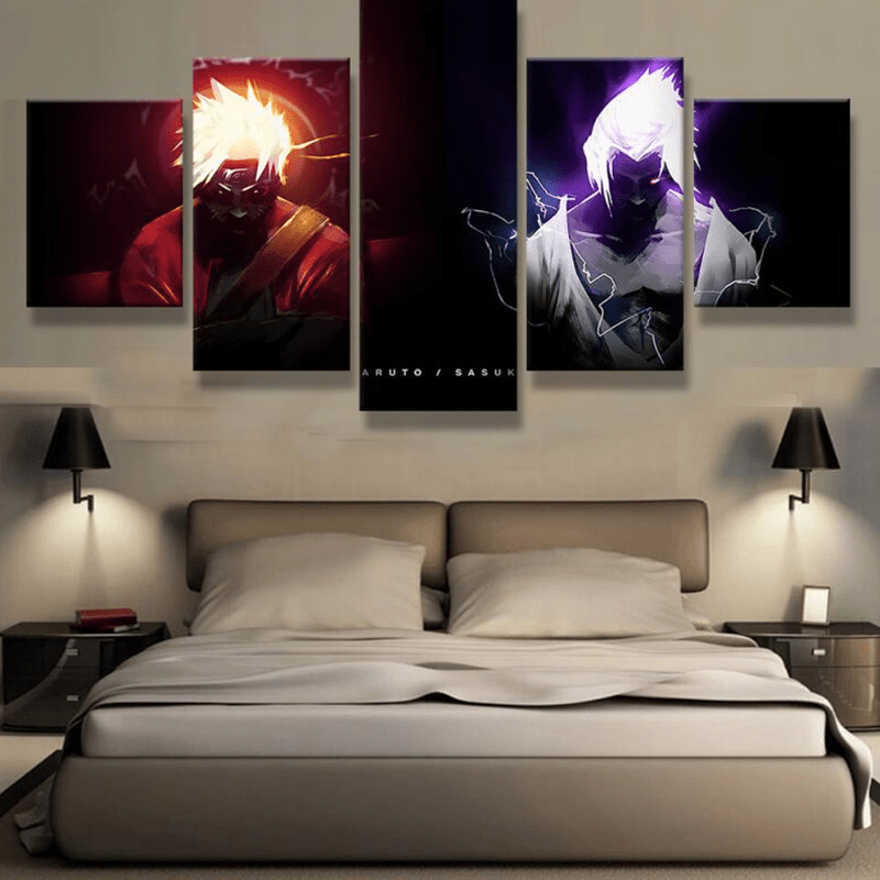 Naruto And Sasuke 1 Anime Leinwandbilder Kunstdrucke Rahmen