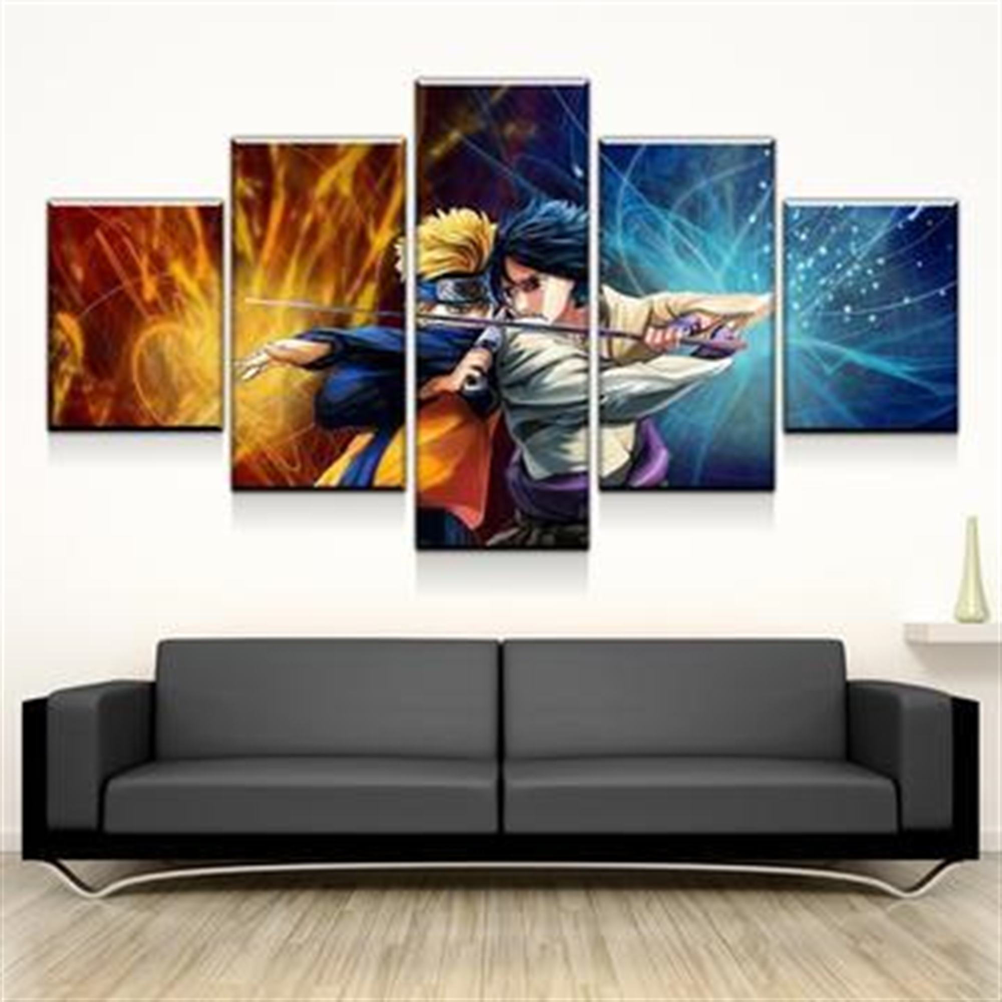 Naruto And Sasuke Uchiha Anime Leinwandbilder Kunstdrucke Rahmen