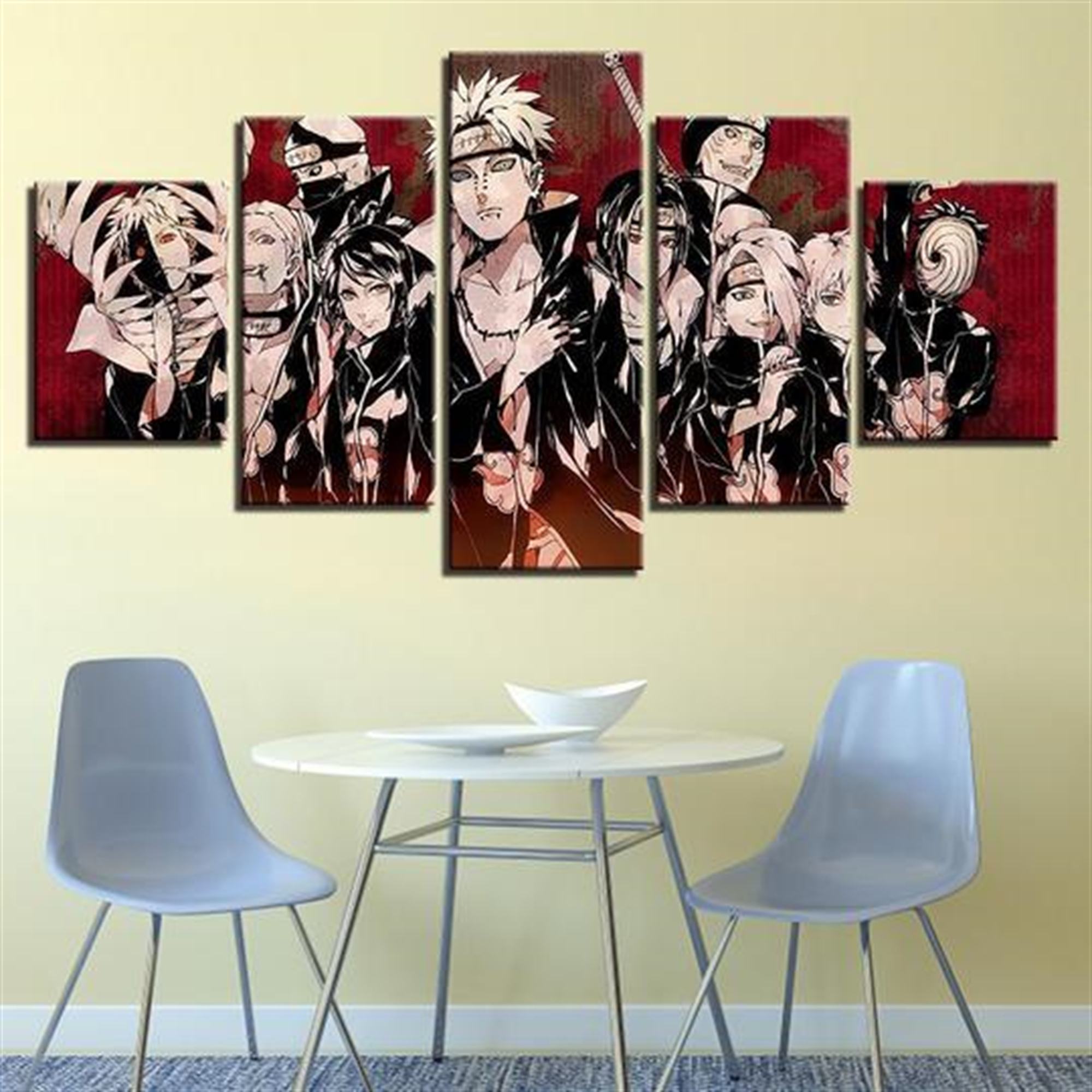 Naruto Characters Anime Leinwandbilder Kunstdrucke Rahmen