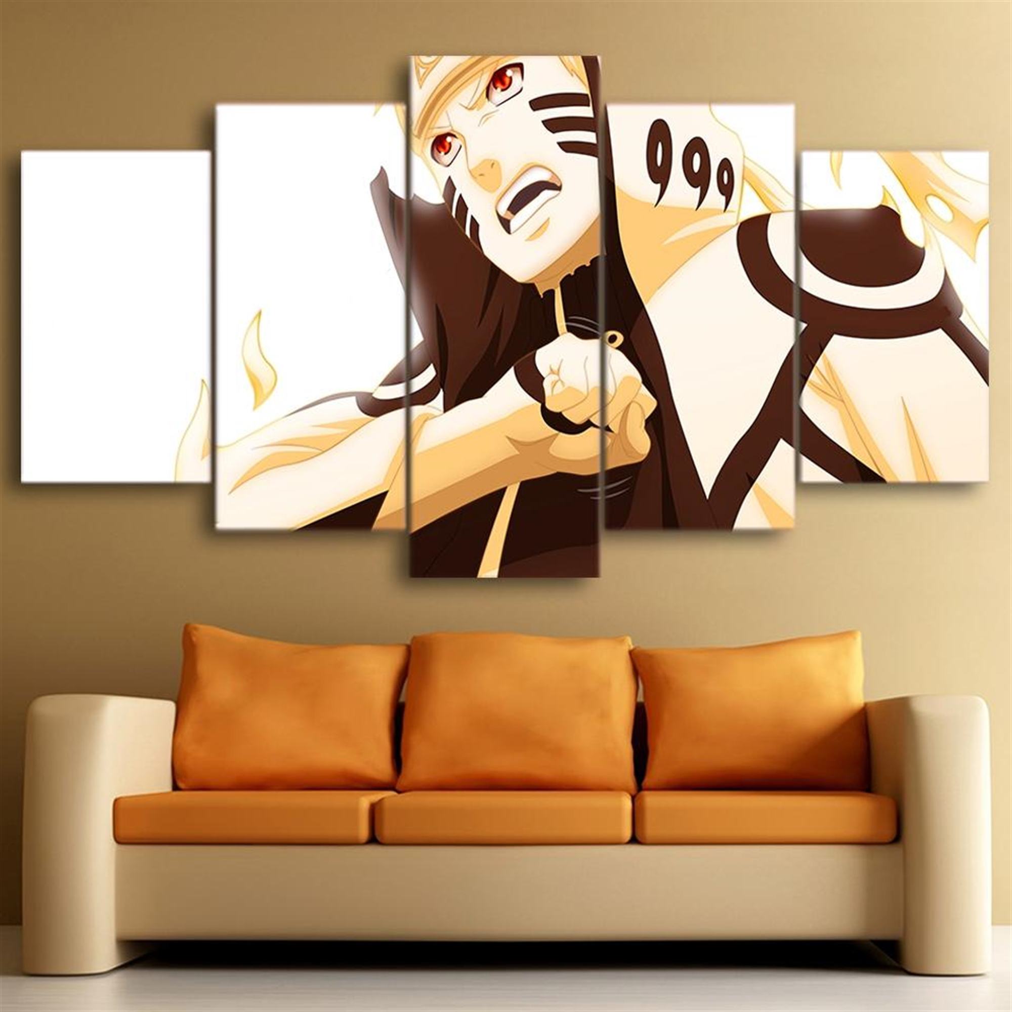 Naruto Excited Anime Leinwandbilder Kunstdrucke Rahmen