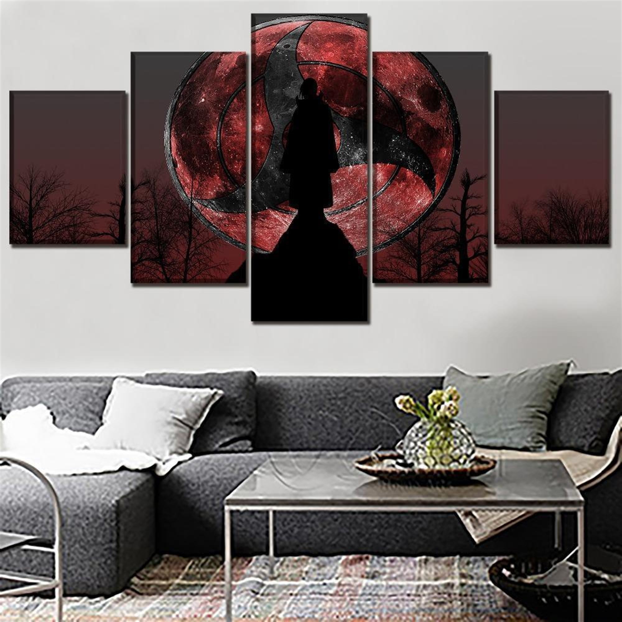 Naruto Itachi Uchiha Poster Anime Leinwandbilder Kunstdrucke Rahmen