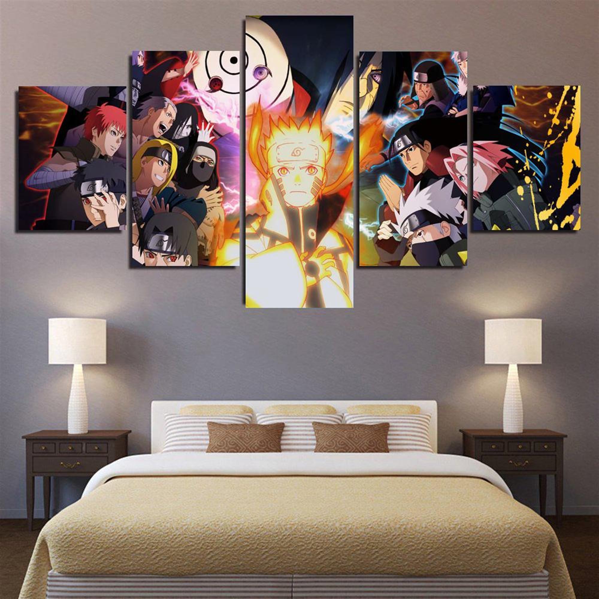 Naruto Leinwandbilder Kunstdrucke Rahmen-trungten-8dt07