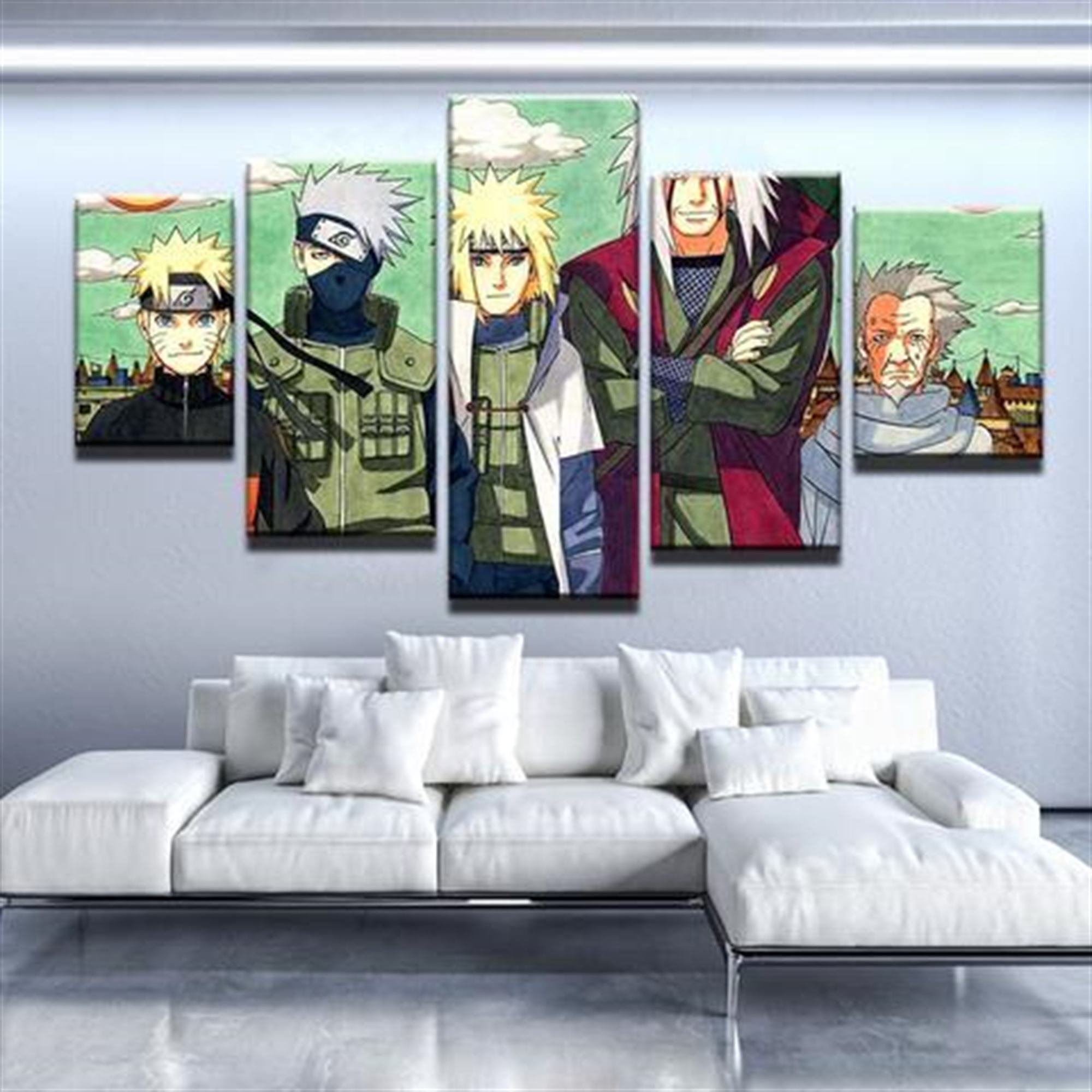 Naruto Sensei Anime Leinwandbilder Kunstdrucke Rahmen