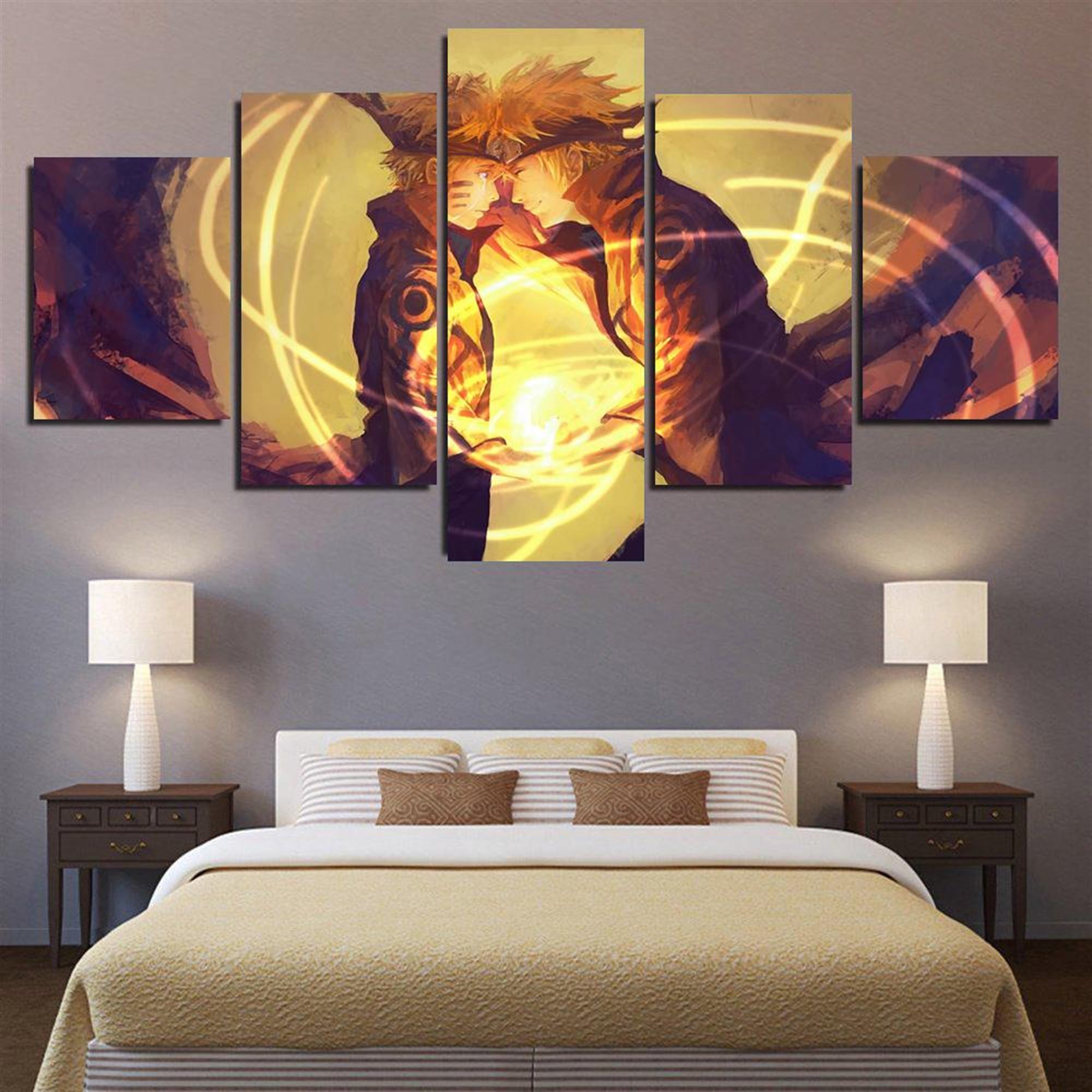 Naruto Uzumaki Und Uzumaki Boruto # 2 Leinwandbilder Kunstdrucke Rahmen