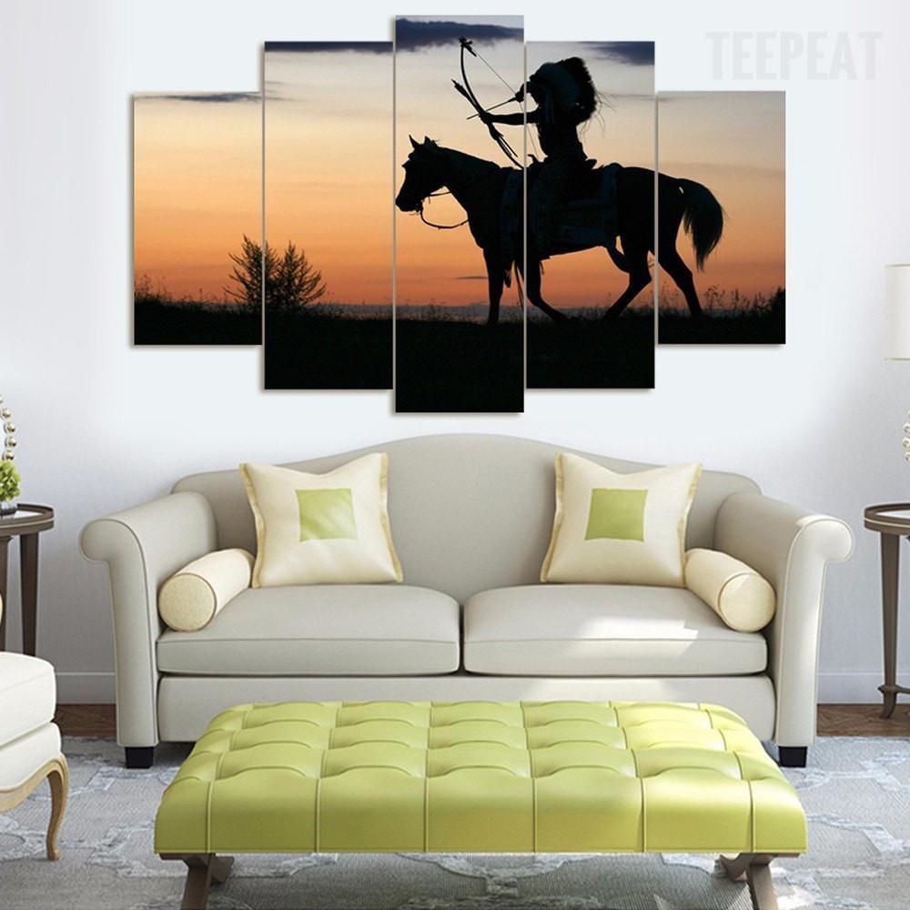 Native American Serenity Army Leinwandbilder Kunstdrucke  