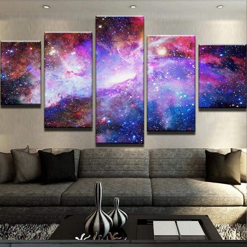Nebula Galaxy Space Leinwandbilder Kunstdrucke  