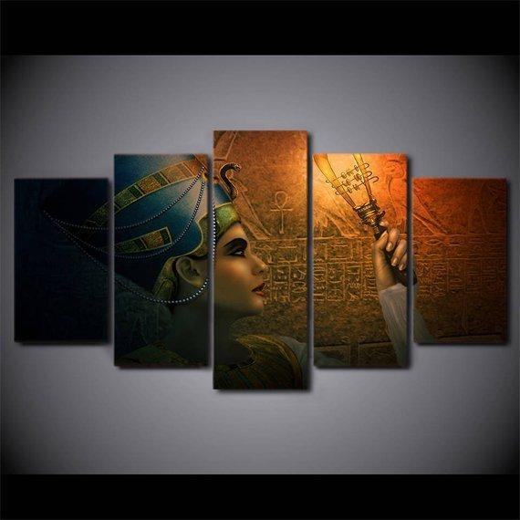 Nefertiti Egyptian Religion Leinwandbilder Kunstdrucke Rahmen