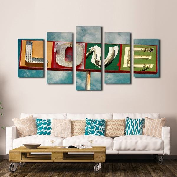 Neon Liebe Leinwandbilder Kunstdrucke Rahmen