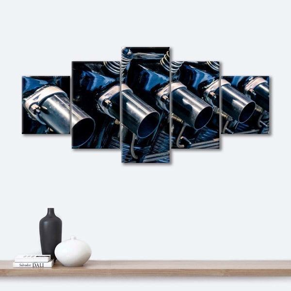 Neuer Automotor Leinwandbilder Kunstdrucke Rahmen