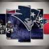 new england patriots 5 football leinwandbilder kunstdrucke 1379