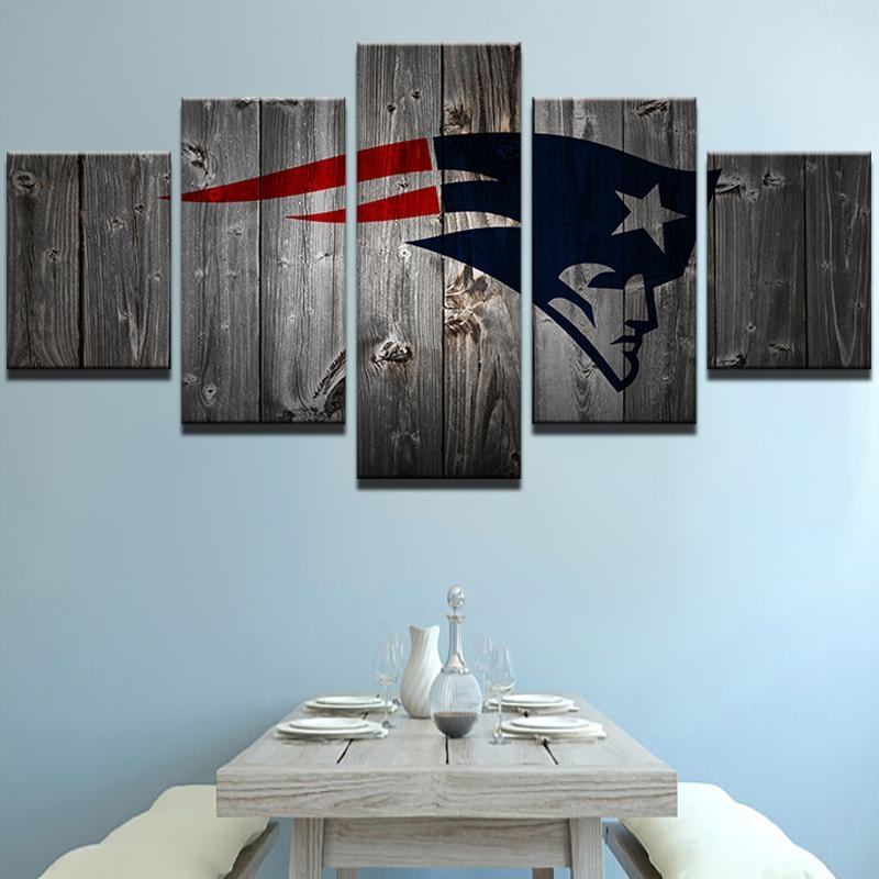 New England Patriots Handschuh – Leinwanddruck für Football Fans