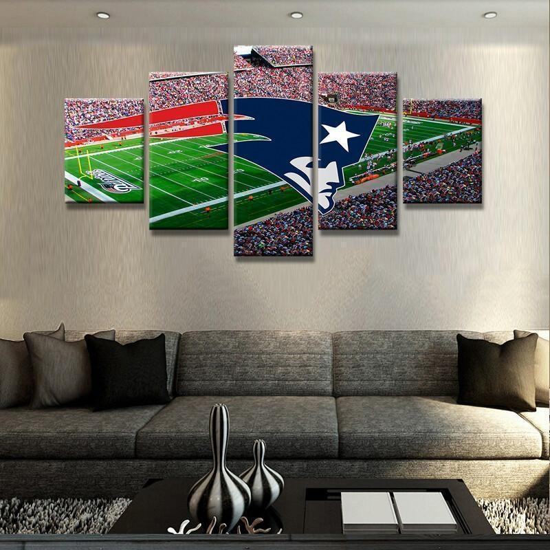 New England Patriots Logo Stadium Football Leinwandbilder Kunstdrucke new england patriots logo stadium football leinwandbilder kunstdrucke 3274