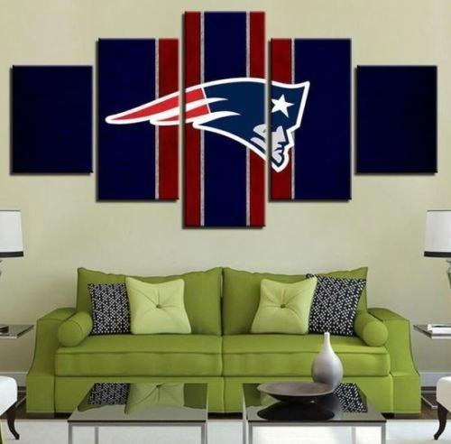 New England Patriots Tom Brady Football – Leinwanddruck für Tom Brady Fans