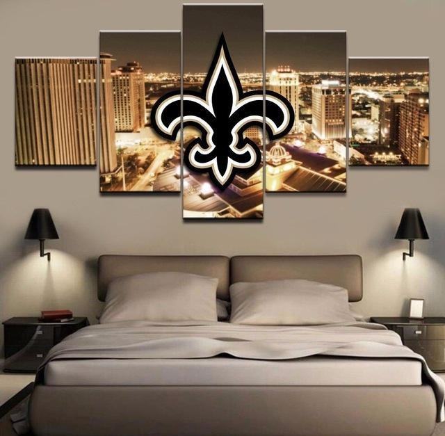 New Orleans Saints Football – Leinwanddruck für Saints Fans