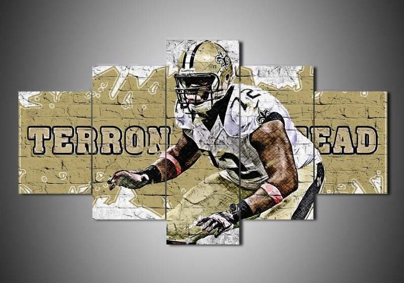 New Orleans Saints Terron Armstead Sport Leinwandbilder Kunstdrucke  
