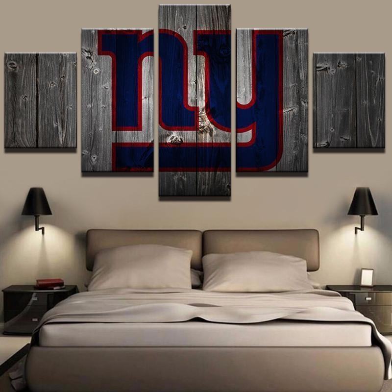 New York Giants Football Barnwood Sport Leinwandbilder Kunstdrucke  