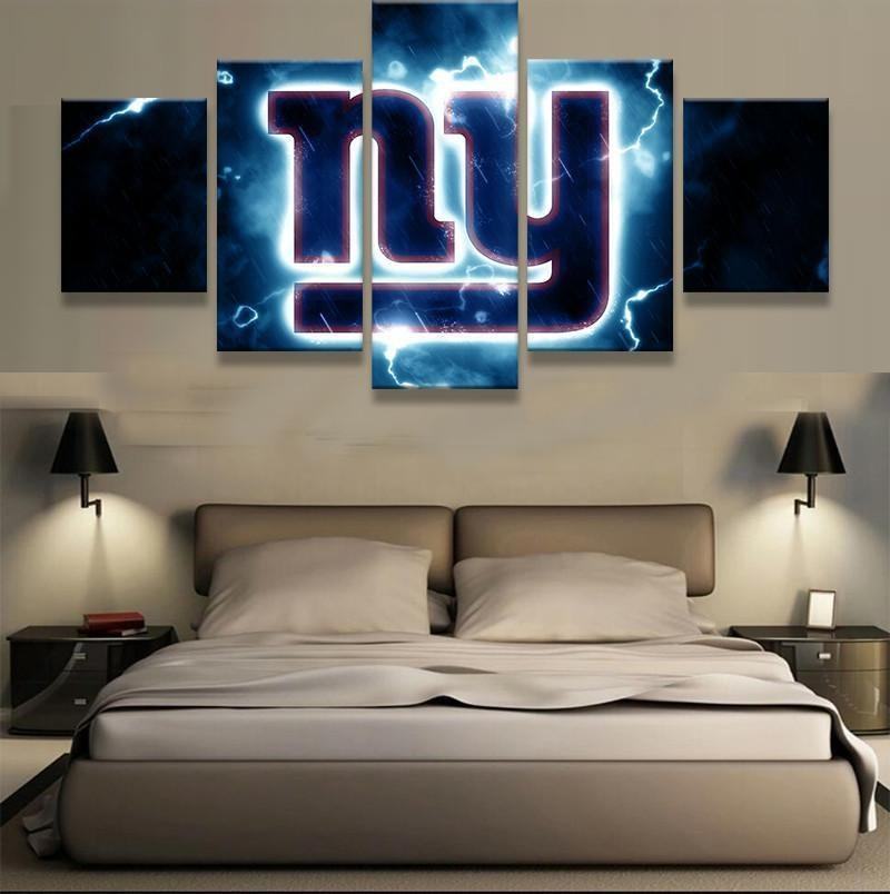 New York Giants Thunder Football Leinwandbilder Kunstdrucke  