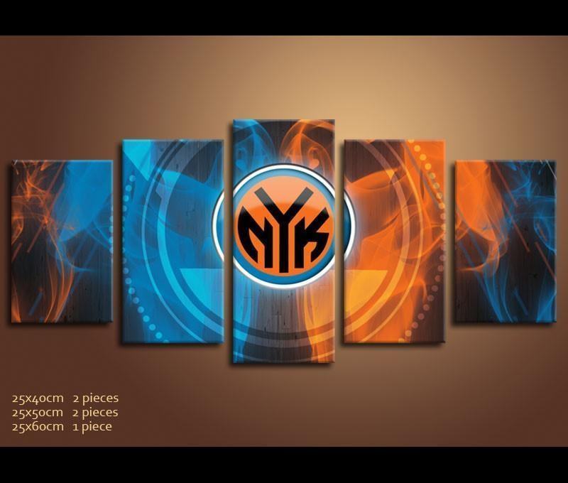 New York Knicks Basketball Logo Basketball Leinwandbilder Kunstdrucke Rahmen