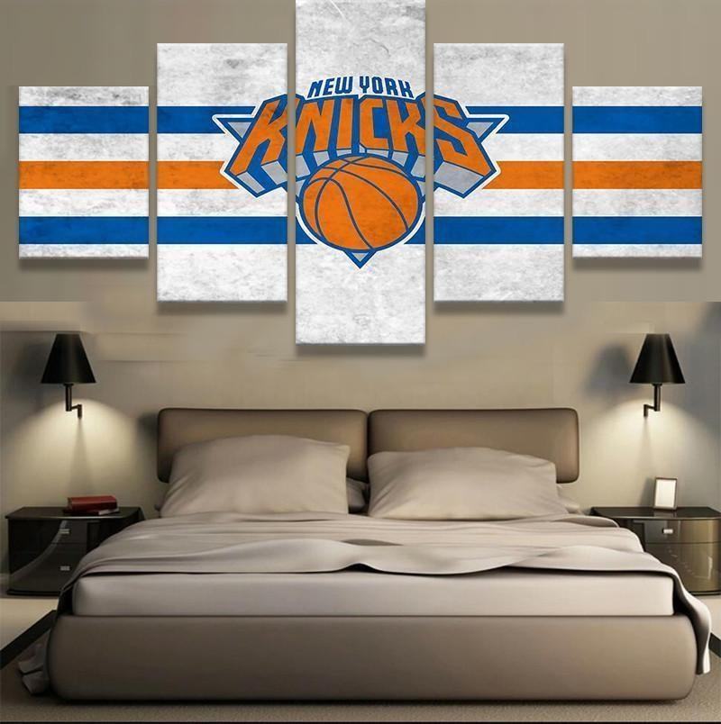 New York Knicks Team Emblem Nba Basketball Leinwandbilder Kunstdrucke Rahmen