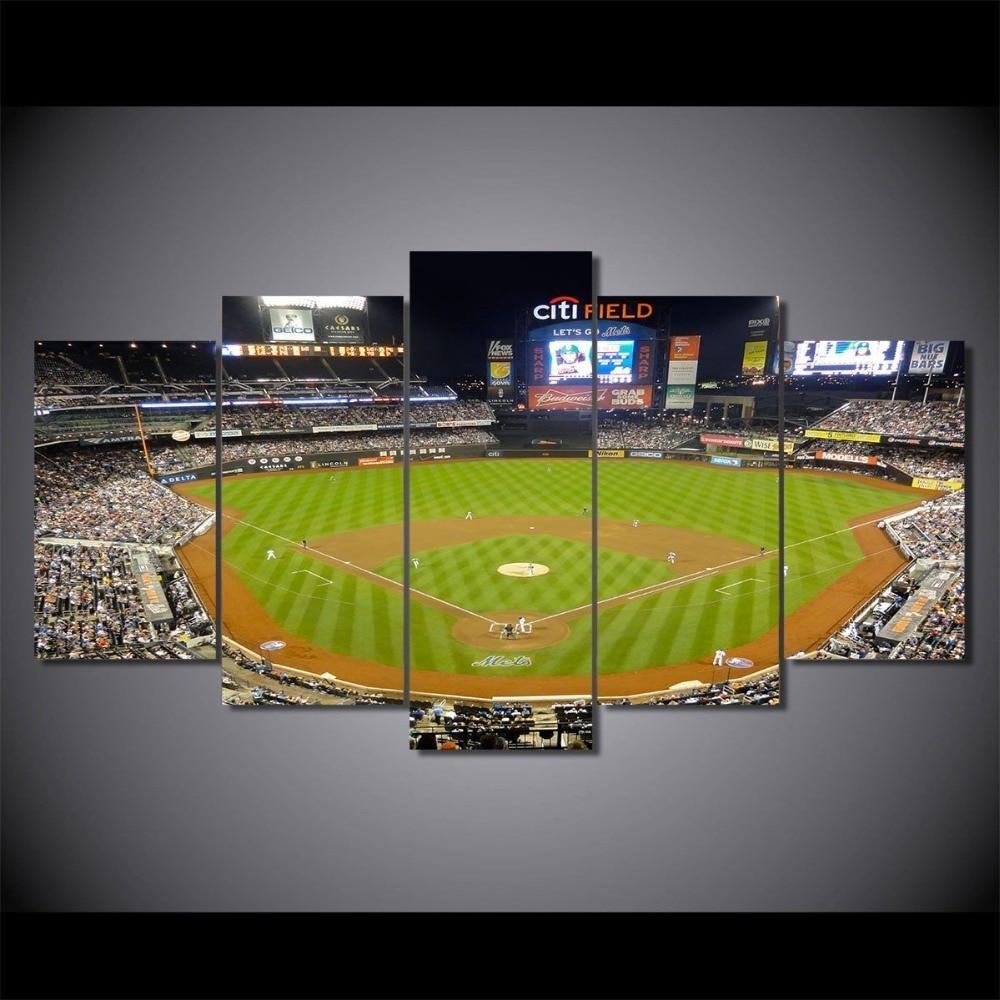 New York Mets Citi Field Stadium Sport Leinwandbilder Kunstdrucke Rahmen