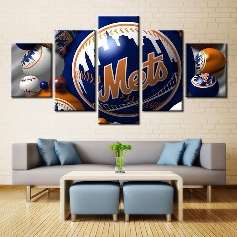 New York Mets Sports Team Baseball Sport Leinwandbilder Kunstdrucke   