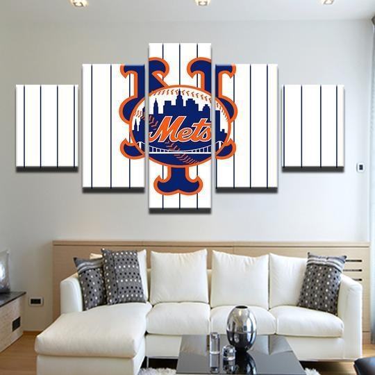 New York Mets – Leinwanddruck für Baseball Liebhaber