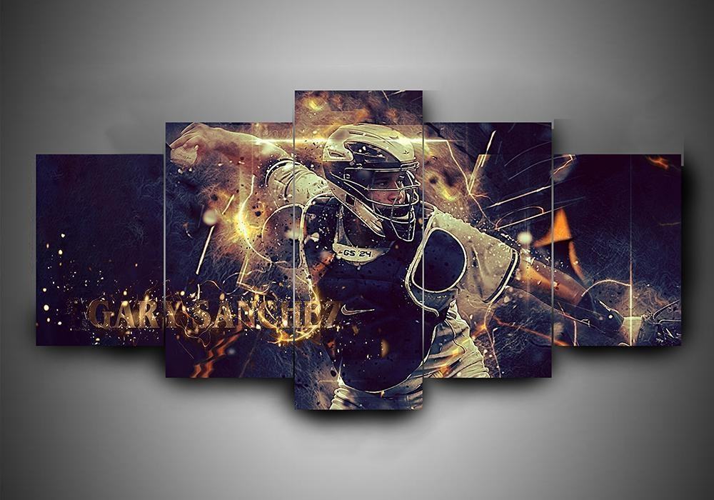 New York Yankees Baseball Logo 1 – Leinwanddruck für Yankees Fans