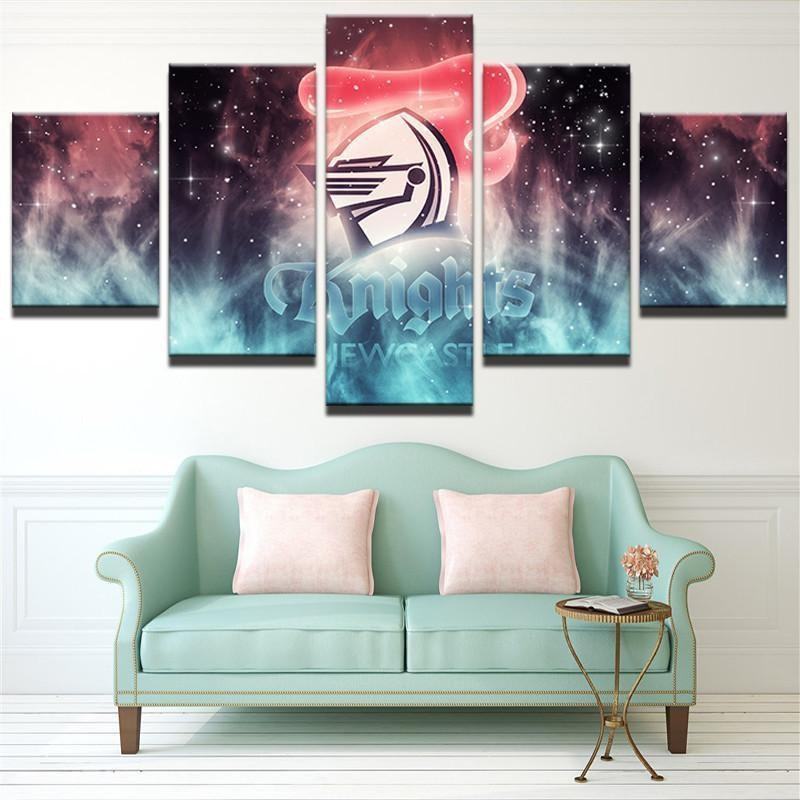 Newcastle Knights Nrl Football Leinwandbilder Kunstdrucke Rahmen