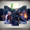 nightmare before christmas jack skellington 3 karikatur leinwandbilder kunstdrucke rahmen 8645