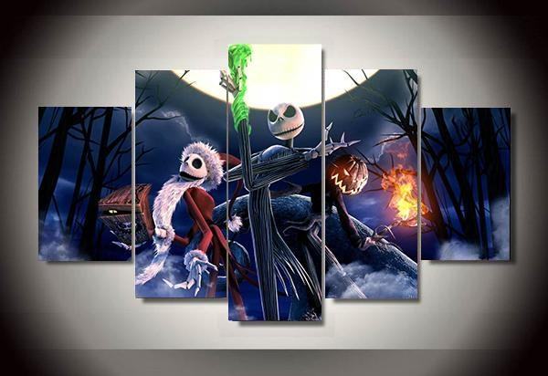 Nightmare Before Christmas Jack Skellington Movie Leinwandbilder Kunstdrucke  