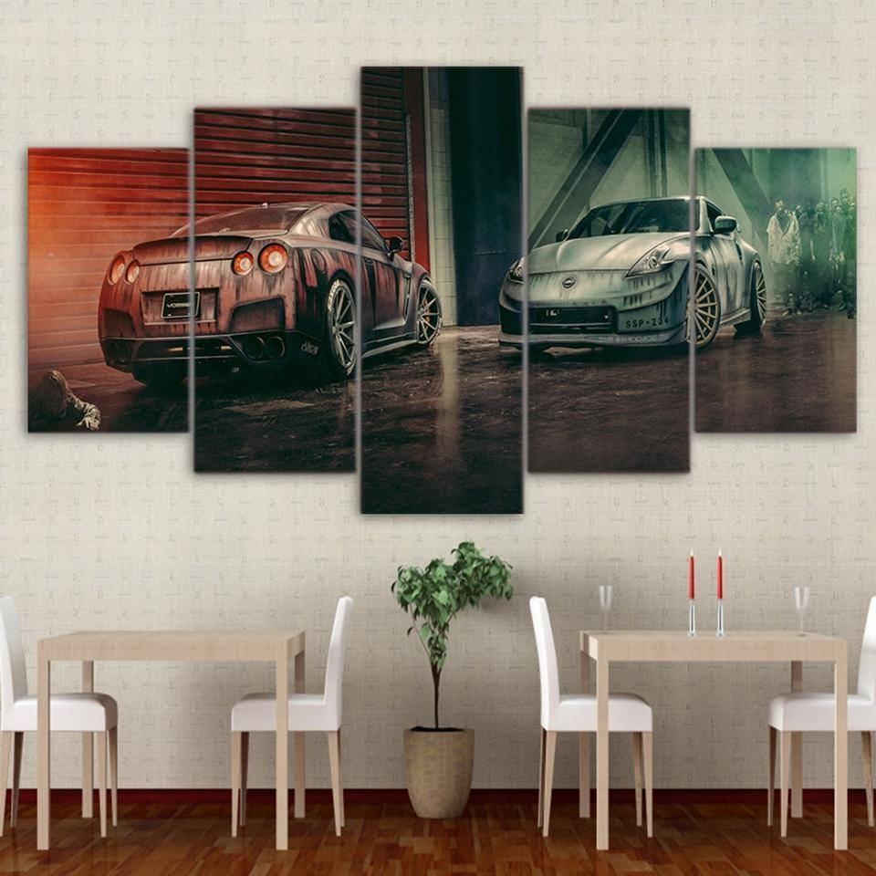Nissan Geschwister Gt-r 370z Leinwandbilder Kunstdrucke Rahmen