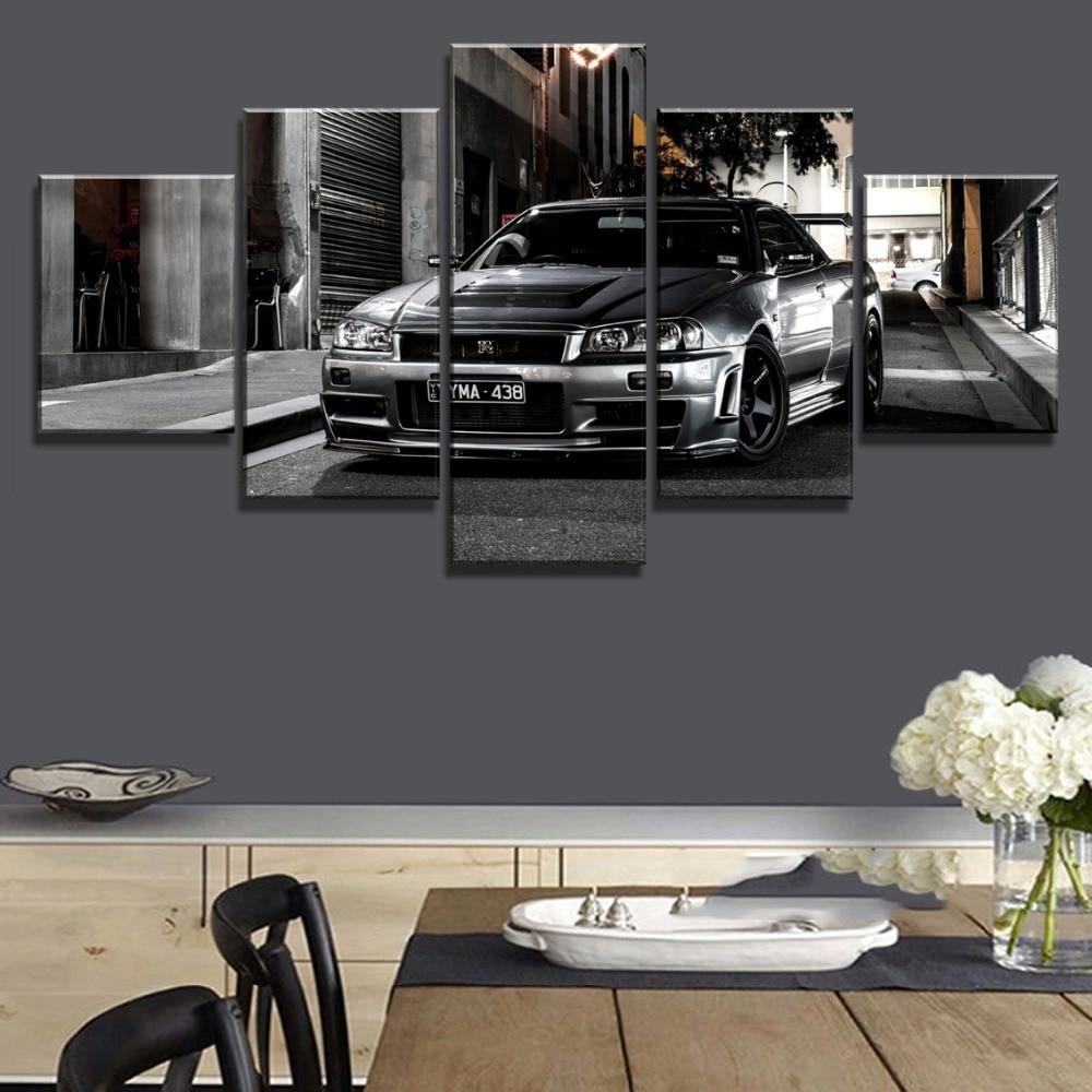 Nissan Skyline Gtr Car Leinwandbilder Kunstdrucke  
