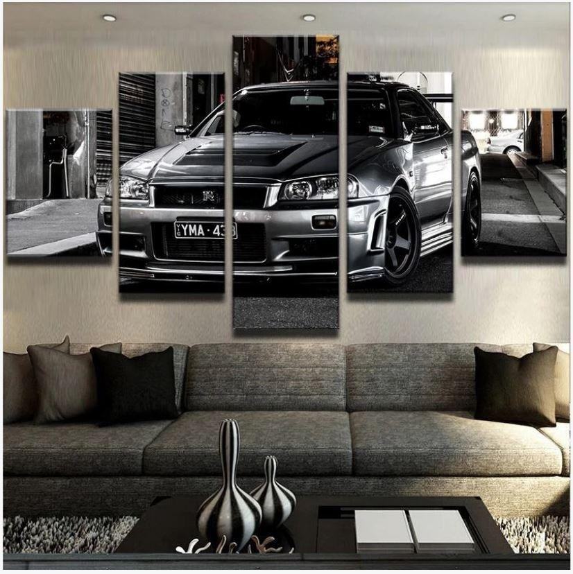 Nissan Skyline Gtr Leinwandbilder Kunstdrucke Rahmen