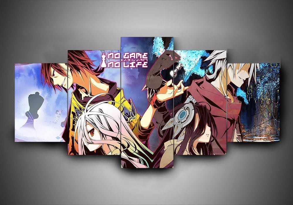 No Game No Life 1 Anime Leinwandbilder Kunstdrucke Rahmen