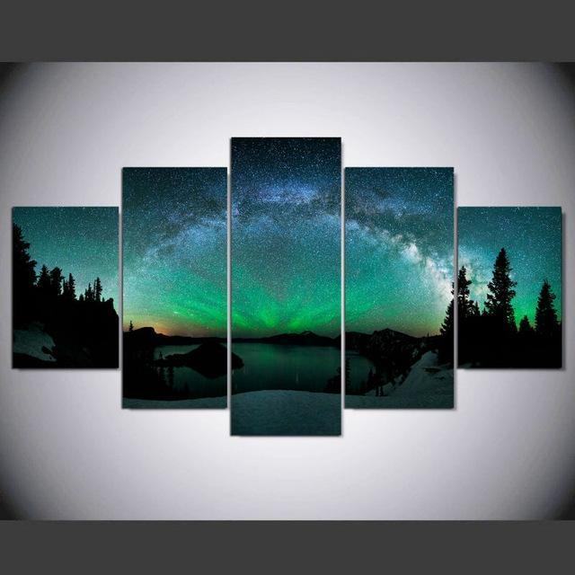 northern lights aurora borealis space nature leinwandbilder kunstdrucke trungten n23ry 6981