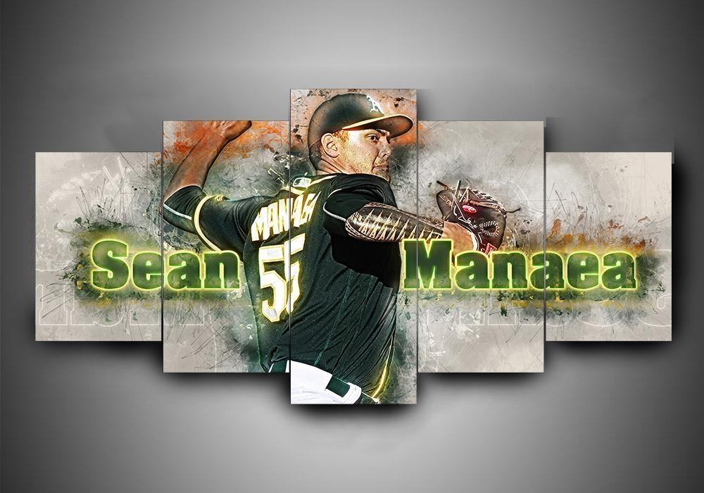 Oakland Athletics 3 – Kunstdrucke für Baseball Enthusiasten