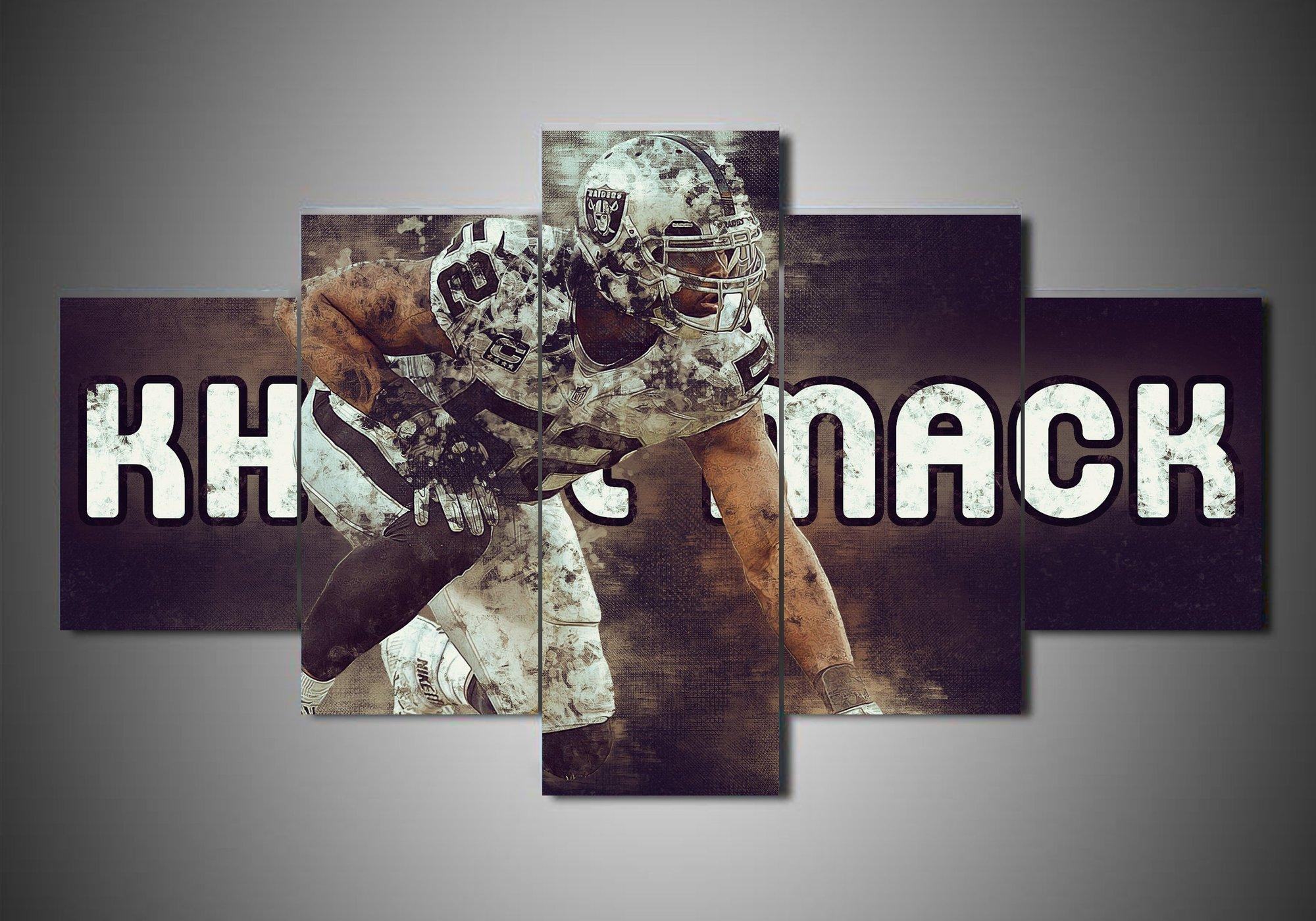 Oakland Raiders Khalil Mack – Kunstdrucke für Football Anhänger