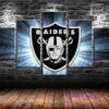 oakland raiders logo poster 3 football leinwandbilder kunstdrucke rahmen 8874