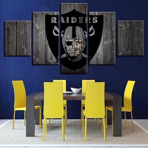 Oakland Raiders NFL Logo – Kunstdrucke für Football Anhänger