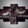 oakland raiders reggie nelson – kunstdrucke für football liebhaber 8200