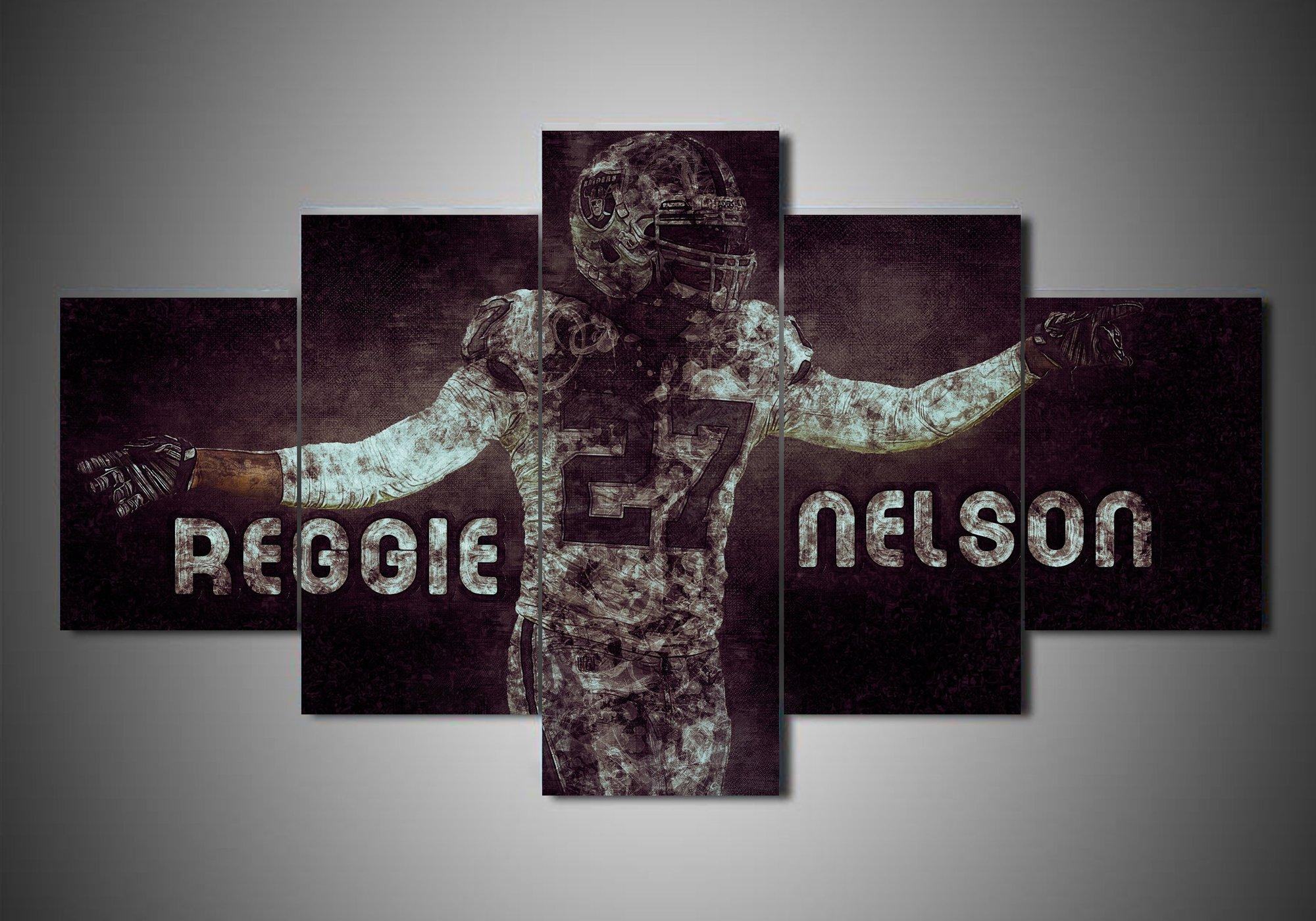 Oakland Raiders Reggie Nelson – Kunstdrucke für Football Liebhaber