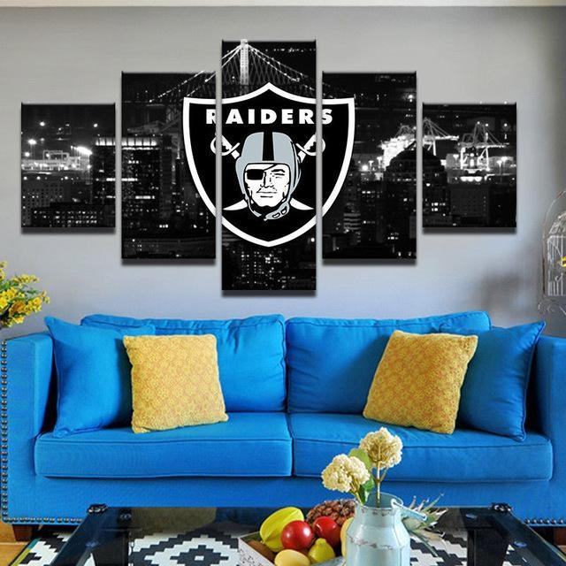 Oakland Raiders Sport Leinwandbilder Kunstdrucke Rahmen