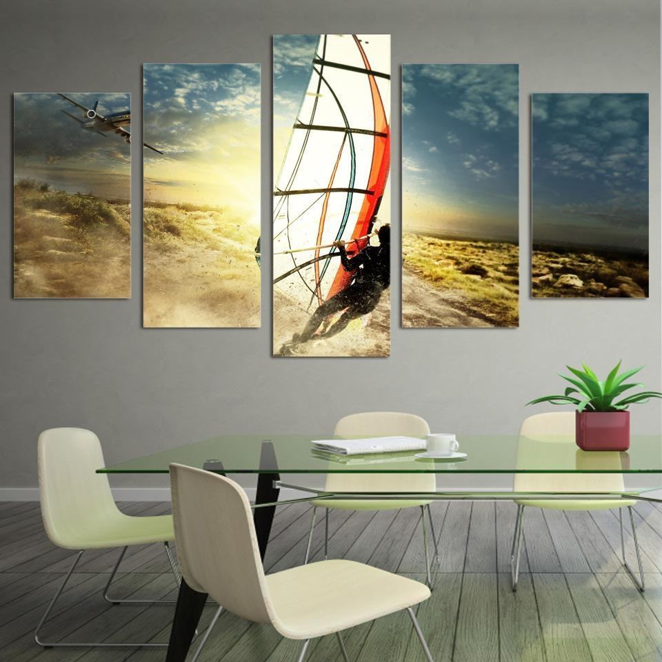 Ocean Art Sail Seascape Surfing – Kunstdrucke für Surfing Fans