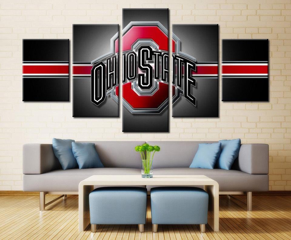 Ohio State Buckeyes Fußball – Kunstdrucke für College Anhänger