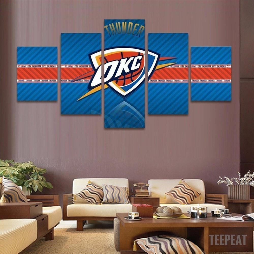 Oklahoma City Thunder Banner Leinwandbilder Sport