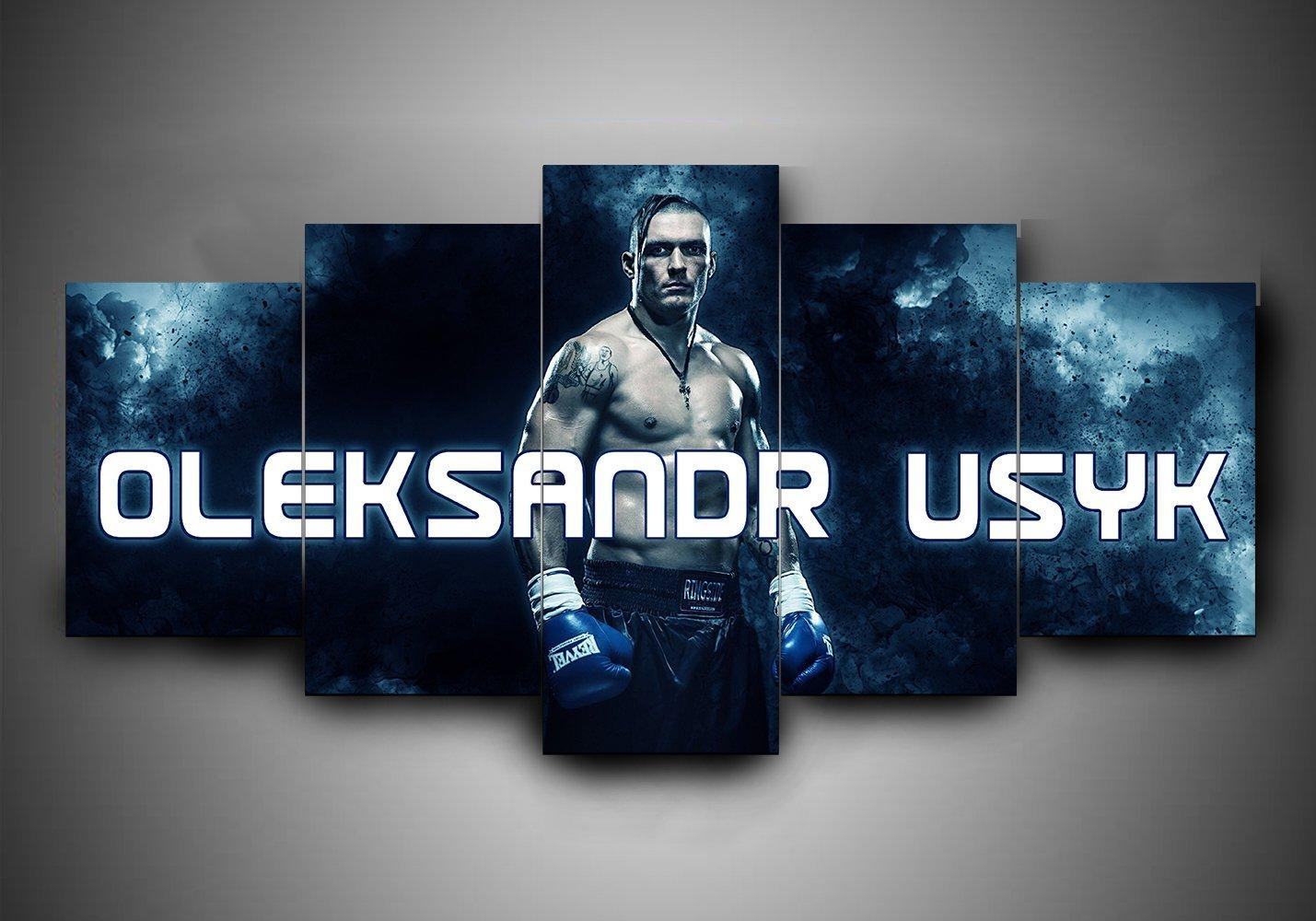 Oleksandr Usyk Boxen Leinwanddruck – Box-Champion Kunstbild