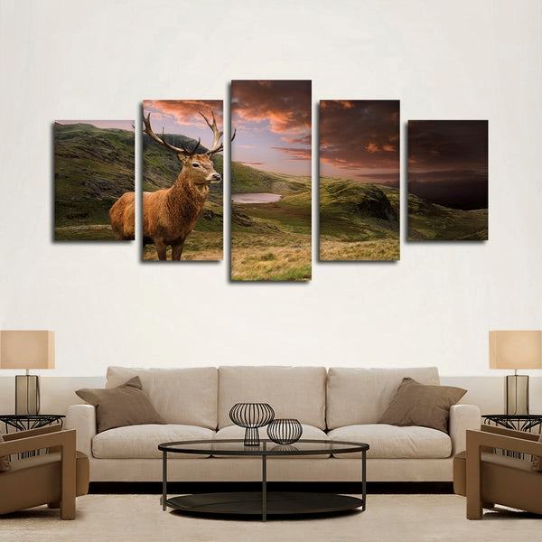 Open Ground Hunting Leinwandbilder Kunstdrucke Rahmen