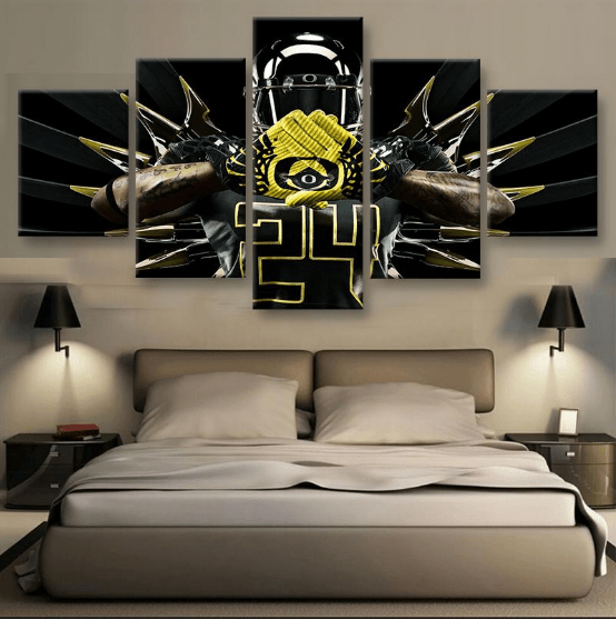 Oregon Ducks Combat American Football Sport Leinwandbilder Kunstdrucke  