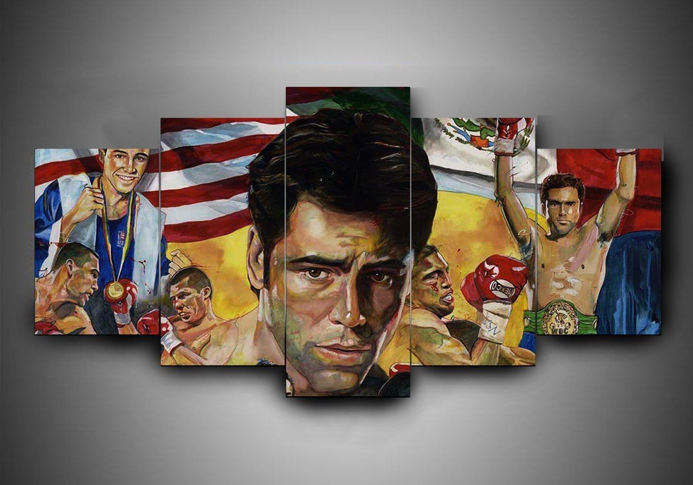 Oscar De La Hoya Boxen Leinwanddruck – Boxlegende Kunstwerk