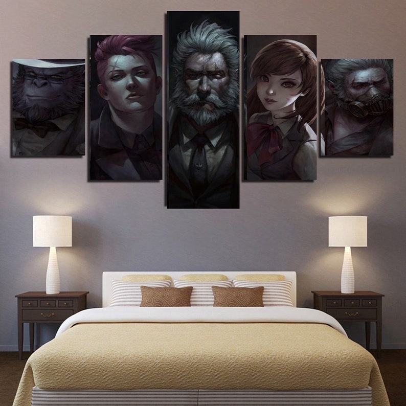 Overwatch 10 Leinwandbilder Kunstdrucke Rahmen